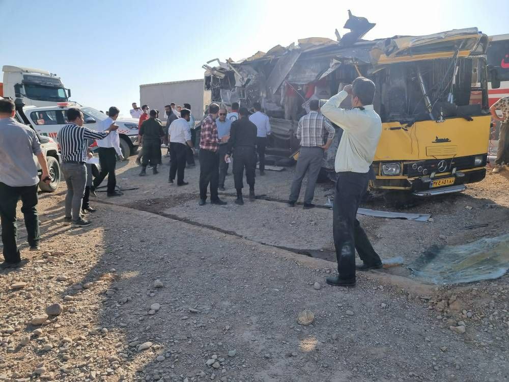 اسامی فوتیهای حادثه اتوبوس حامل دانشجویان در سمنان اعلام شد 1 Image