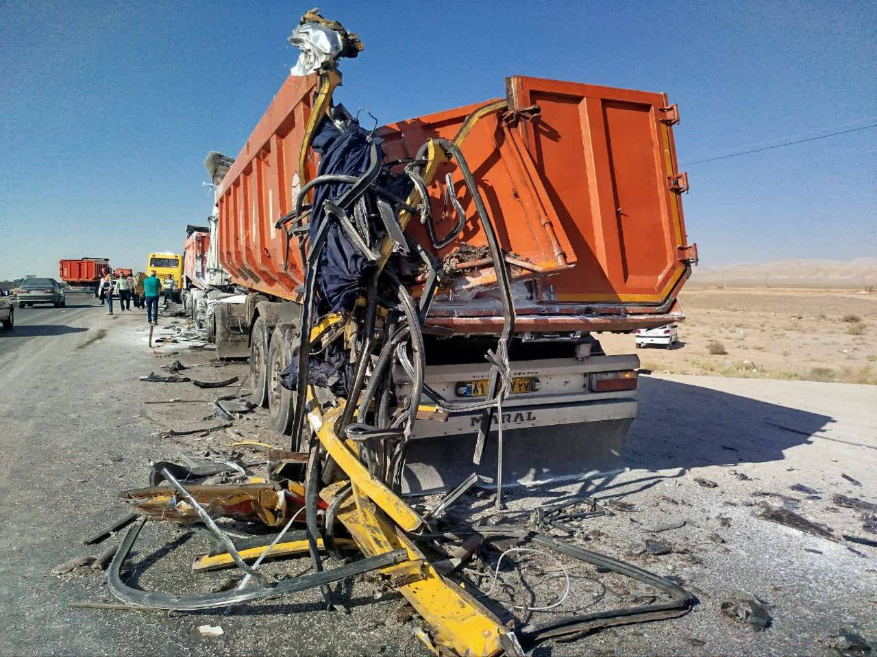 اسامی فوتیهای حادثه اتوبوس حامل دانشجویان در سمنان اعلام شد 3 Image